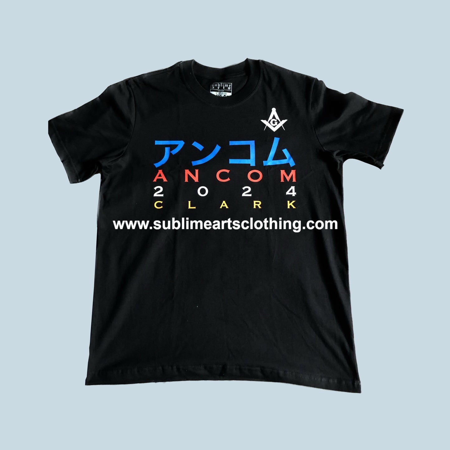アンコム |ANCOM Souvenir Tshirt - Black (LIMITED PRINTS)