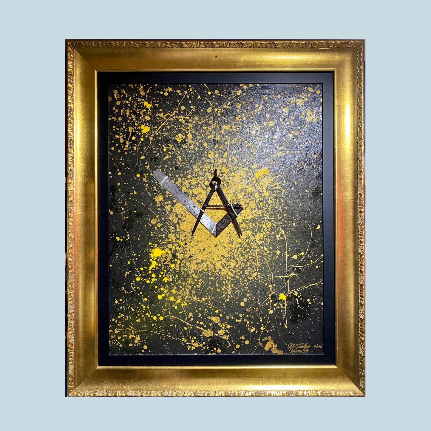 Picture of Ordo Ab Chao (Masonic) Painting - Sublime Arts Clothing