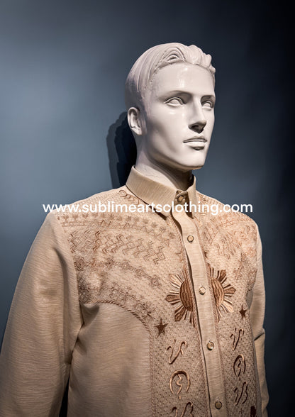 PREMIUM BARONG TAGALOG BATOK BEIGE