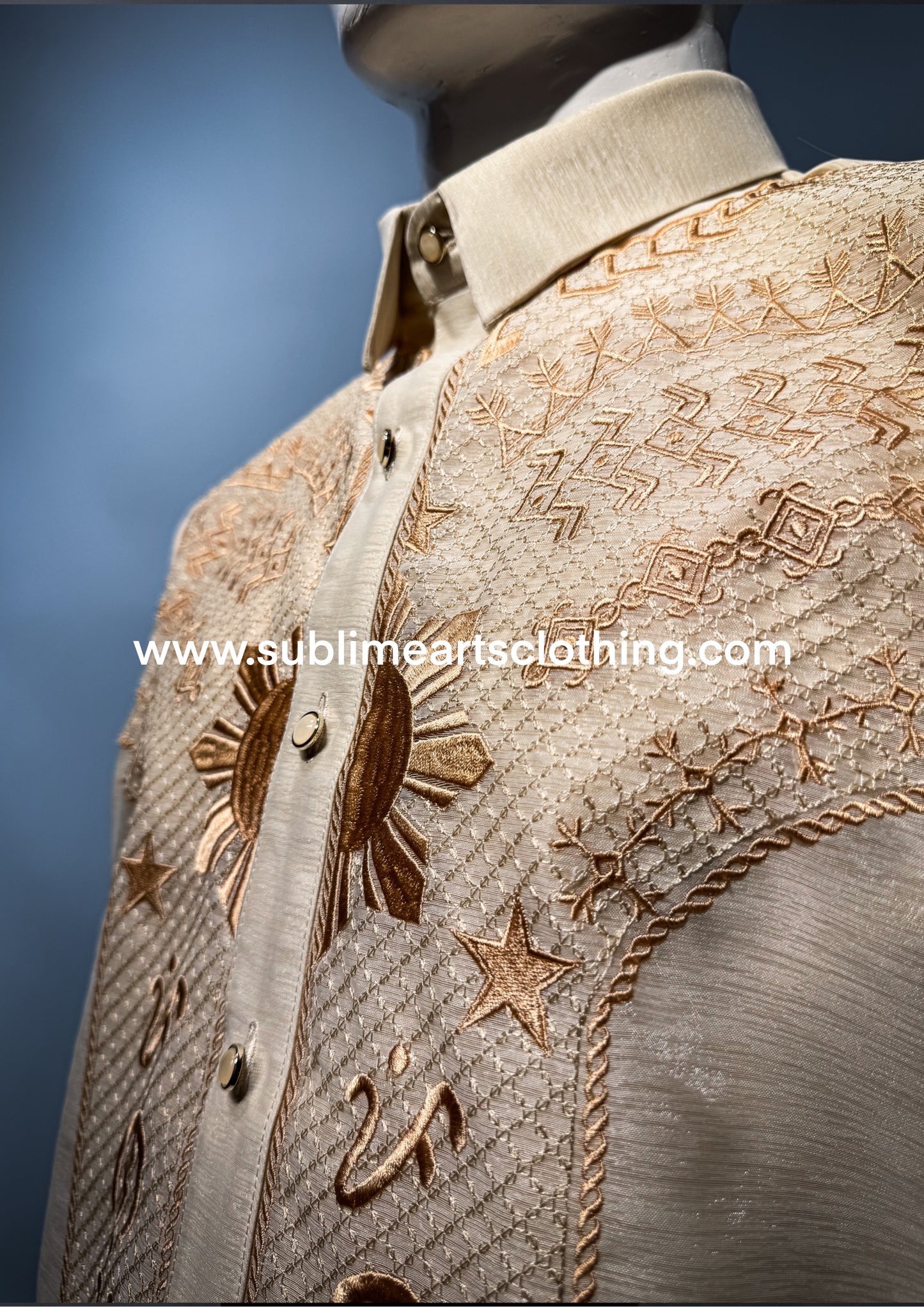 PREMIUM BARONG TAGALOG BATOK BEIGE