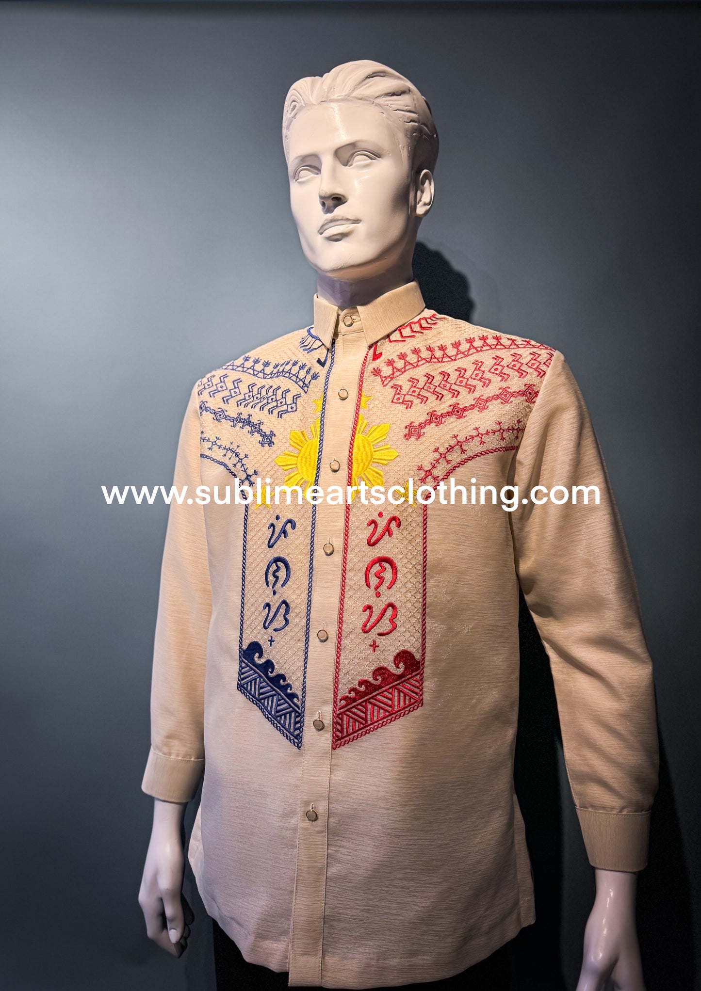 PREMIUM BARONG TAGALOG BATOK TRICOLOR